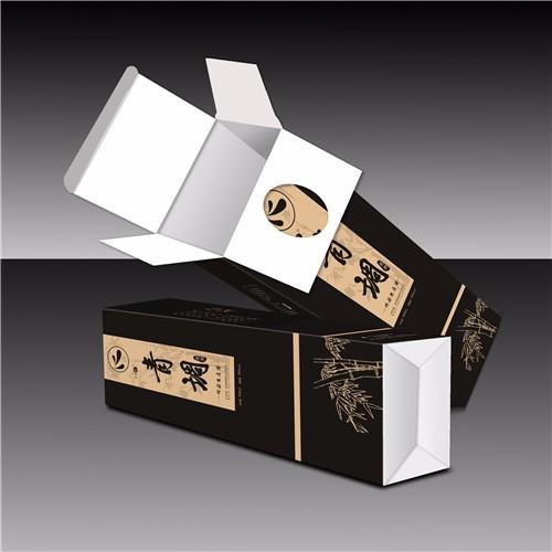 西安白酒类包装盒生产厂家 白板纸折叠纸盒 免费设计